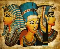 Obraz EGY-012 Three Egypt Monarches